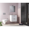 Набор VITRA MIA 60 см с выдвижными ящиками (раковина, шкаф под раковину, зеркало), цвет белый глянцевый 75021